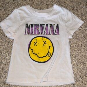 Light pink Nirvana Tee. Girls 3t